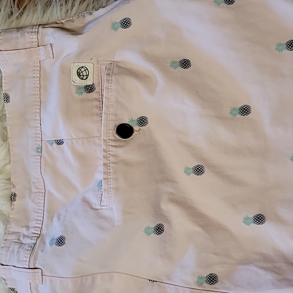 Free planet‎ chino shorts, pineapple pink for mens. Size:34 - Picture 10 of 12